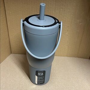 Brumate Matte Grey Resa 25oz Tumbler with Handle